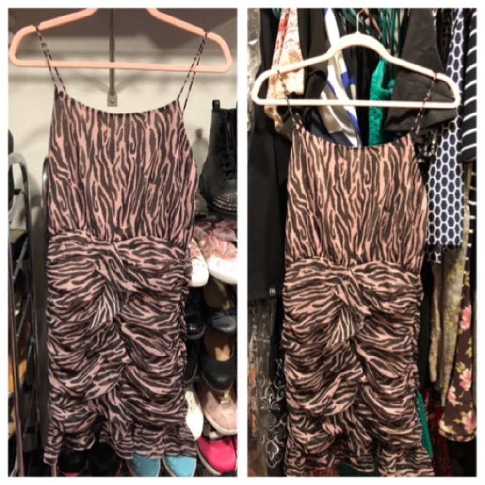 ENDLESS ROSE-NWT Thin Strap Ruffle Dress - Picture 4 of 12